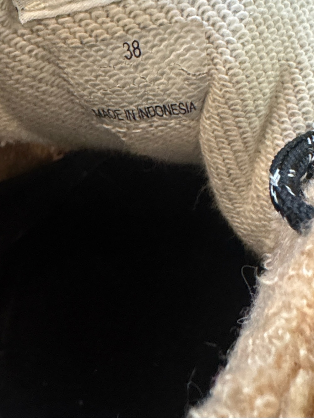 rag & bone Retro Runner Shearling Sneakers Camel Size 8 (EU 38) - Picture 13 of 16